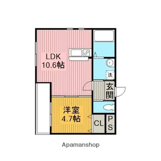 チェリーヒルズ【A103号室】の間取り