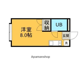 榮華【B206号室】の間取り