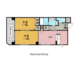 プレイン安城【4階】の間取り
