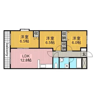 G・ハウスLAVIE【301号室】の間取り