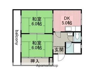 ハイツ神田【B-3号室】の間取り