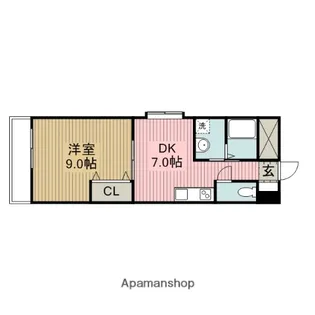 クラール・マロニエ【401号室】の間取り