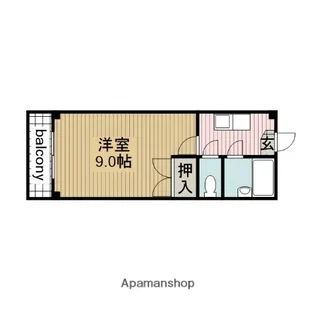 パレス緑【1階】の間取り