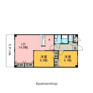 パークシティエクセレンス【403号室】の間取り