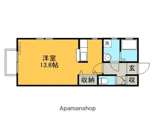 パームタウンノース【303号室】の間取り