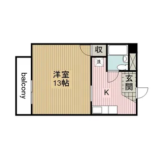 コーポ桜井Ⅱ【B2-2号室】の間取り