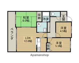 ライオンズマンション南安城【204号室】の間取り