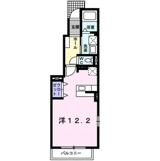 メゾン ド フレーシュⅢ【1階】の間取り