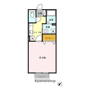 サン・リバー【201号室】の間取り