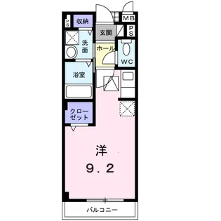 リフティー井上B【1階】の間取り