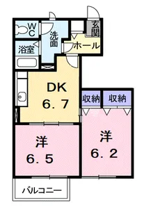 ワールド ワン【1階】の間取り