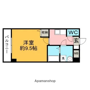 双樹マンション【4階】の間取り