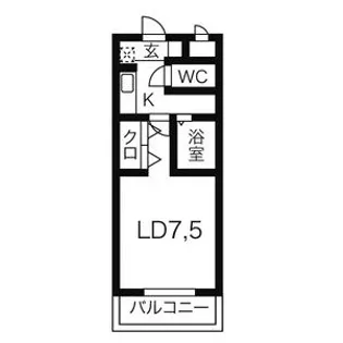A・CITY熊味【4階】の間取り