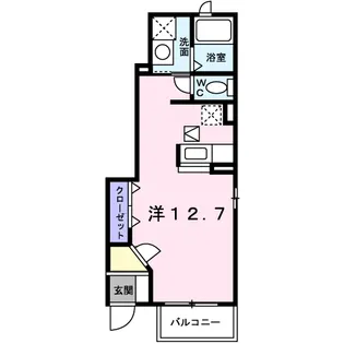 エスポワール梅ノ木南館【103号室】の間取り