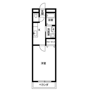 アンプルール リーブル さつき【1階】の間取り
