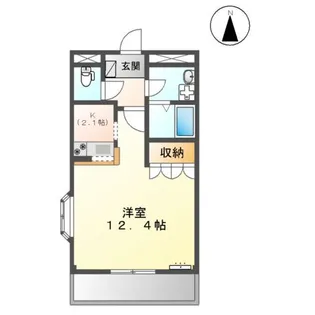 マリアージュ新美 A【106号室】の間取り