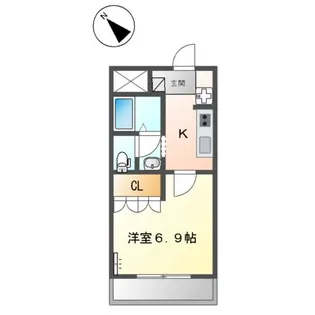 グランディール和志山【1階】の間取り