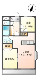 レインボーハウス【2階】の間取り