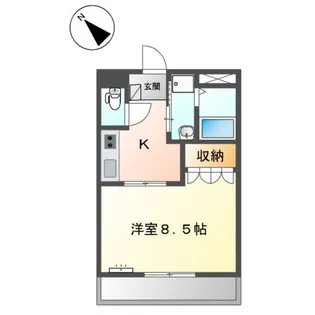 フラワーヒルズ山ノ神【103号室】の間取り