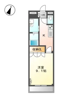 SUGI PALACE【2階】の間取り