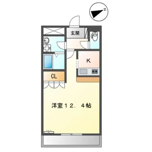 エクセール【202号室】の間取り