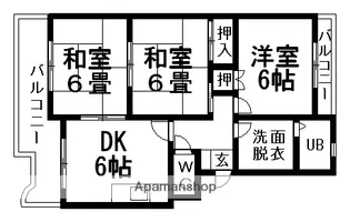 ストーンリバービレッジ【103号室】の間取り