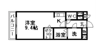 カレント【101号室】の間取り