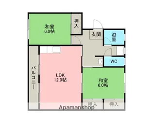 ビラ日下【505号室】の間取り
