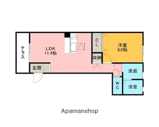 S&E Ⅰ【1階】の間取り