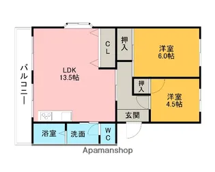 マンション桜台【4階】の間取り