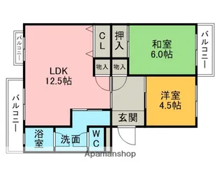 フィールド・ライフ【3階】の間取り