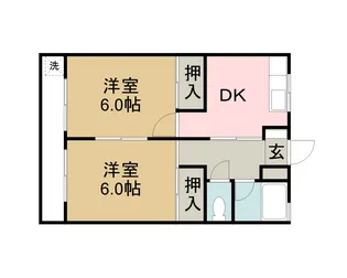 ウィステリアE【1階】の間取り