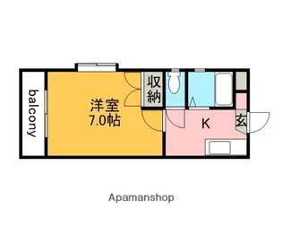 安設ビル【3階】の間取り