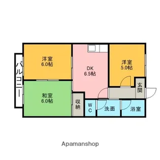 3DKの間取り画像