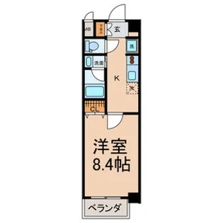 ノーブルスクエア【101号室号室】の間取り