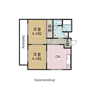 オリエント1【2A号室】の間取り