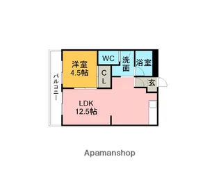 ニューハイツ水野【203号室】の間取り
