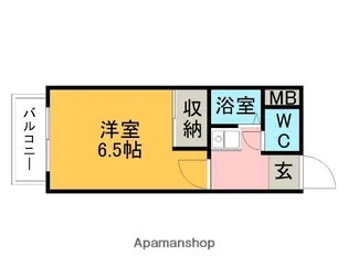 マンション桜井【2階】の間取り