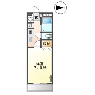 パブリック一番館【2階】の間取り