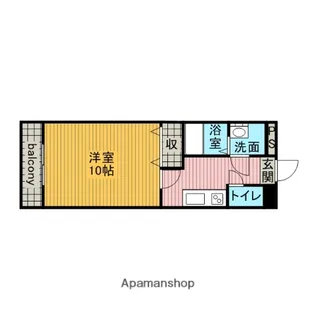 スマイルK&A【101号室】の間取り