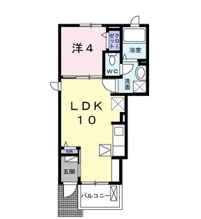ルピナス【1階】の間取り