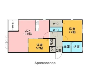 グラン アイ【101号室】の間取り
