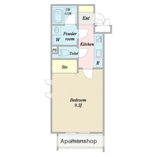 アネーロ三河安城【2階】の間取り