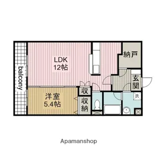 雅【102号室】の間取り