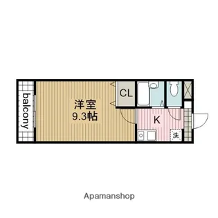 A・CITY今本町【4階】の間取り