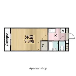 A・CITY今本町【1階】の間取り