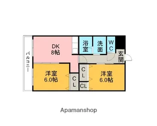 サルビア【3階】の間取り