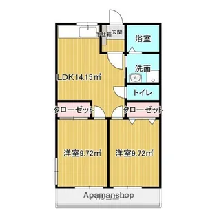 キャッスルパーク【1階】の間取り