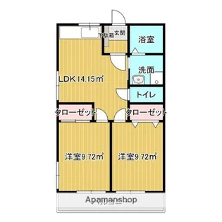キャッスルパーク【2階】の間取り