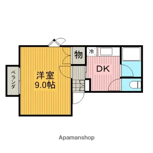 パークサイドヒルズ【201号室】の間取り
